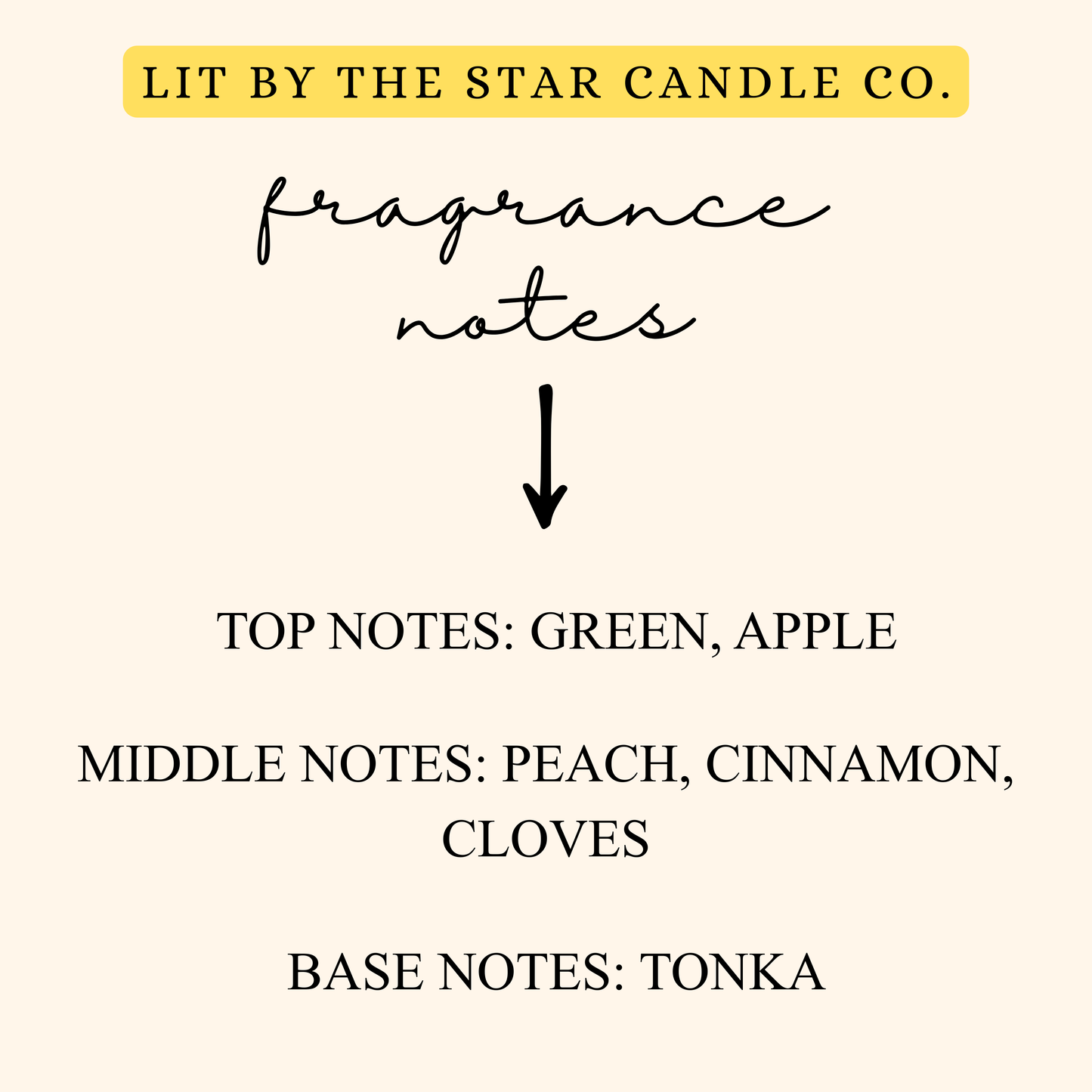 Room filling apple cinnamon home fragrance candle