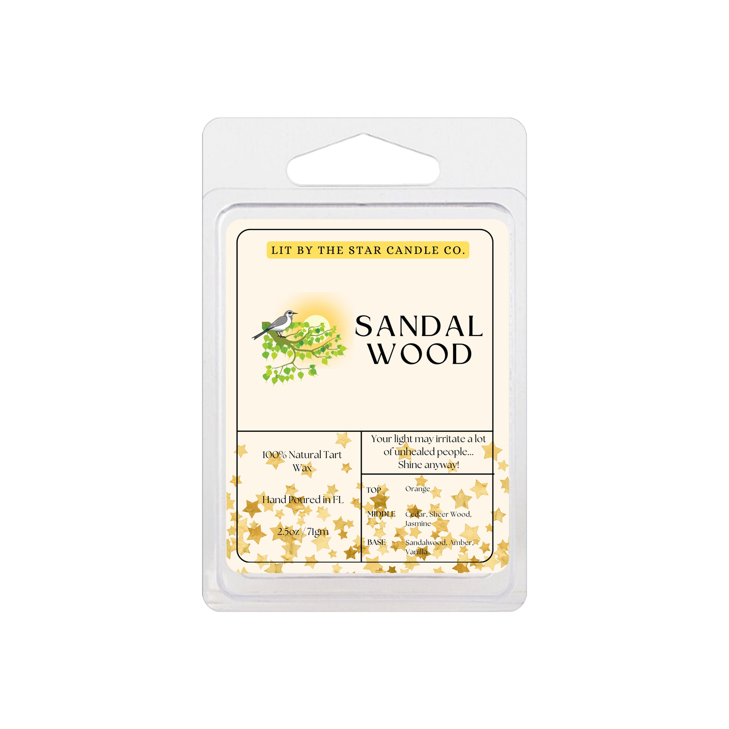 Asian Sandal Wood 6pk Wax Melts