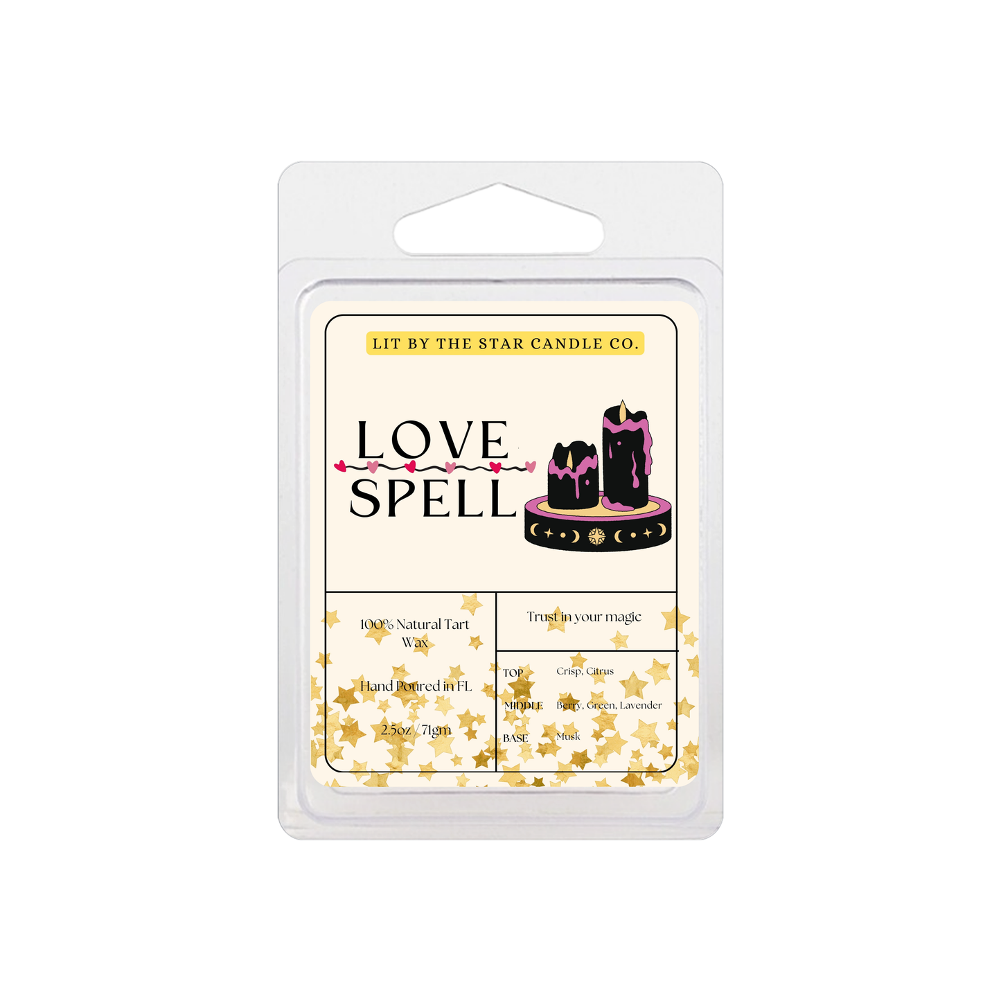 Love Spell 6pk Wax Melts