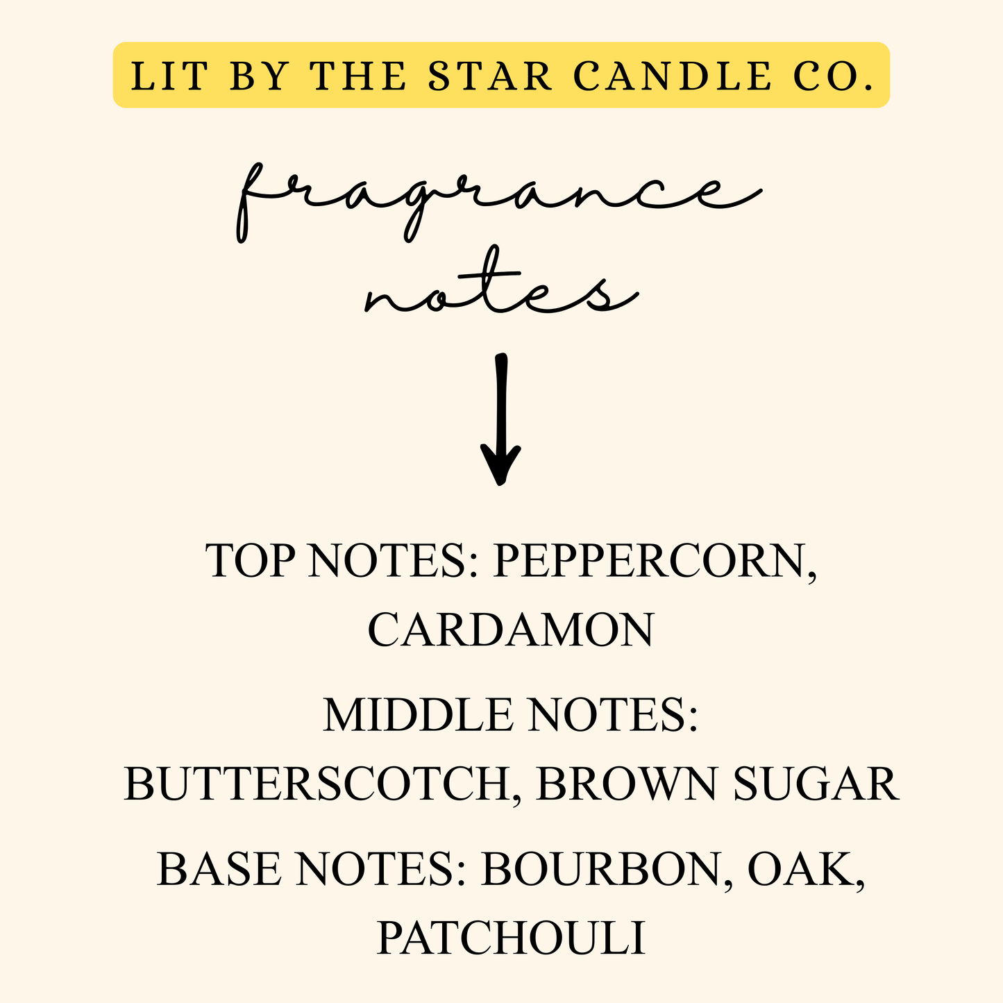 Butter Scotch - Matte Black Glass Coconut Soy Candle
