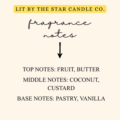 Coco Cream - Matte Black Glass Coconut Soy Candle