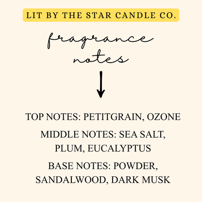 Faded Dusk - Matte Black Glass Coconut Soy Candle