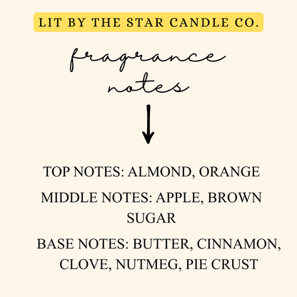 Grams Pie - Matte Black Glass Coconut Soy Candle