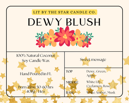 Fragrance Notes: Dewy, Green, Apple, White Lily, Cyclamen, Rose, White Amber, Musk