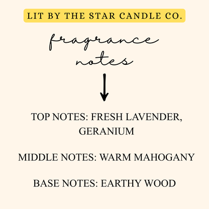 Mahogany Mist - Matte Black Glass Coconut Soy Candle