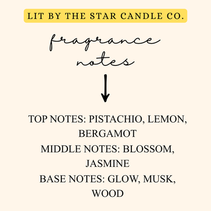 Matcha Moon -  Matte Black Glass Coconut Soy Candle