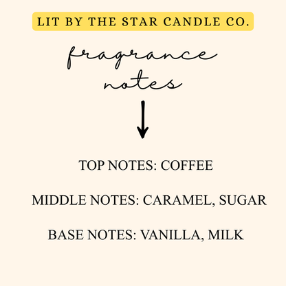 Morning Jolt -  Matte Black Glass Coconut Soy Candle