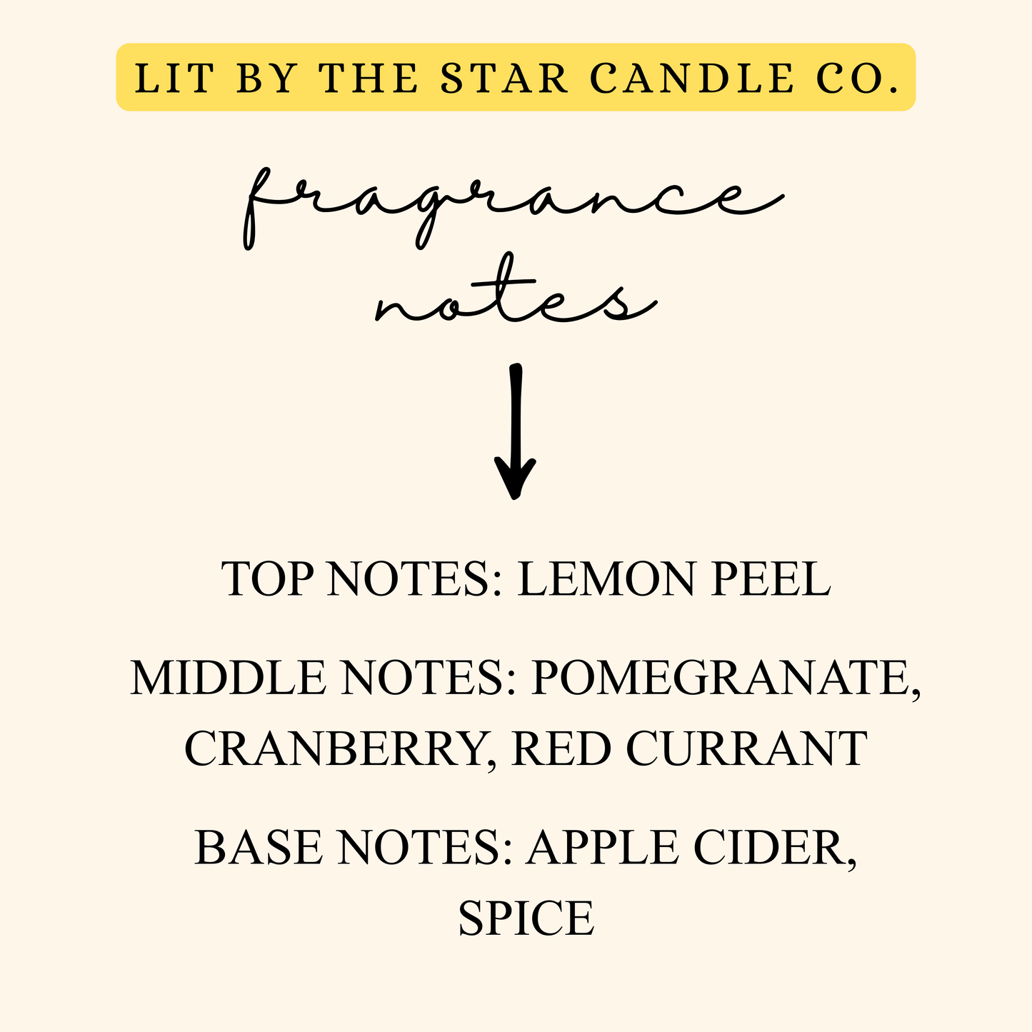 Pom Spice -  Matte Black Glass Coconut Soy Candle