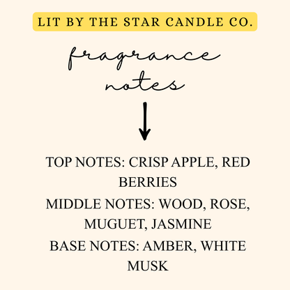 Scarlet Diva - Matte Black Glass Coconut Soy Candle