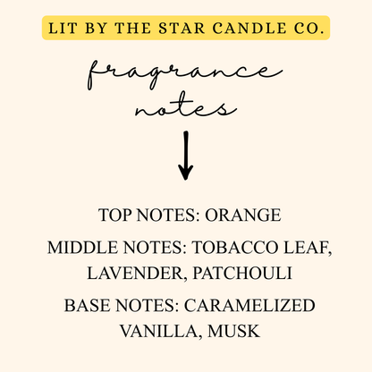 Smoke & Sweet -  Matte Black Glass Coconut Soy Candle