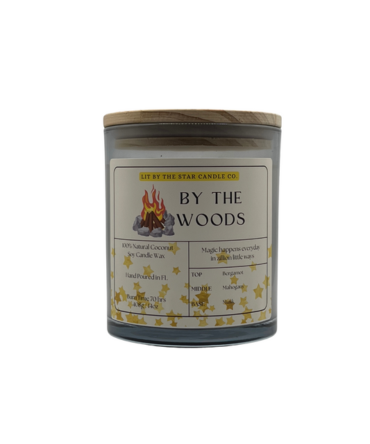 By The Woods - Matte Black Glass Coconut Soy Candle