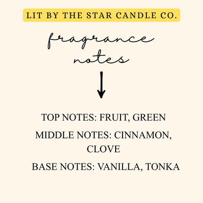 Winter Bliss -  Matte Black Glass Coconut Soy Candle