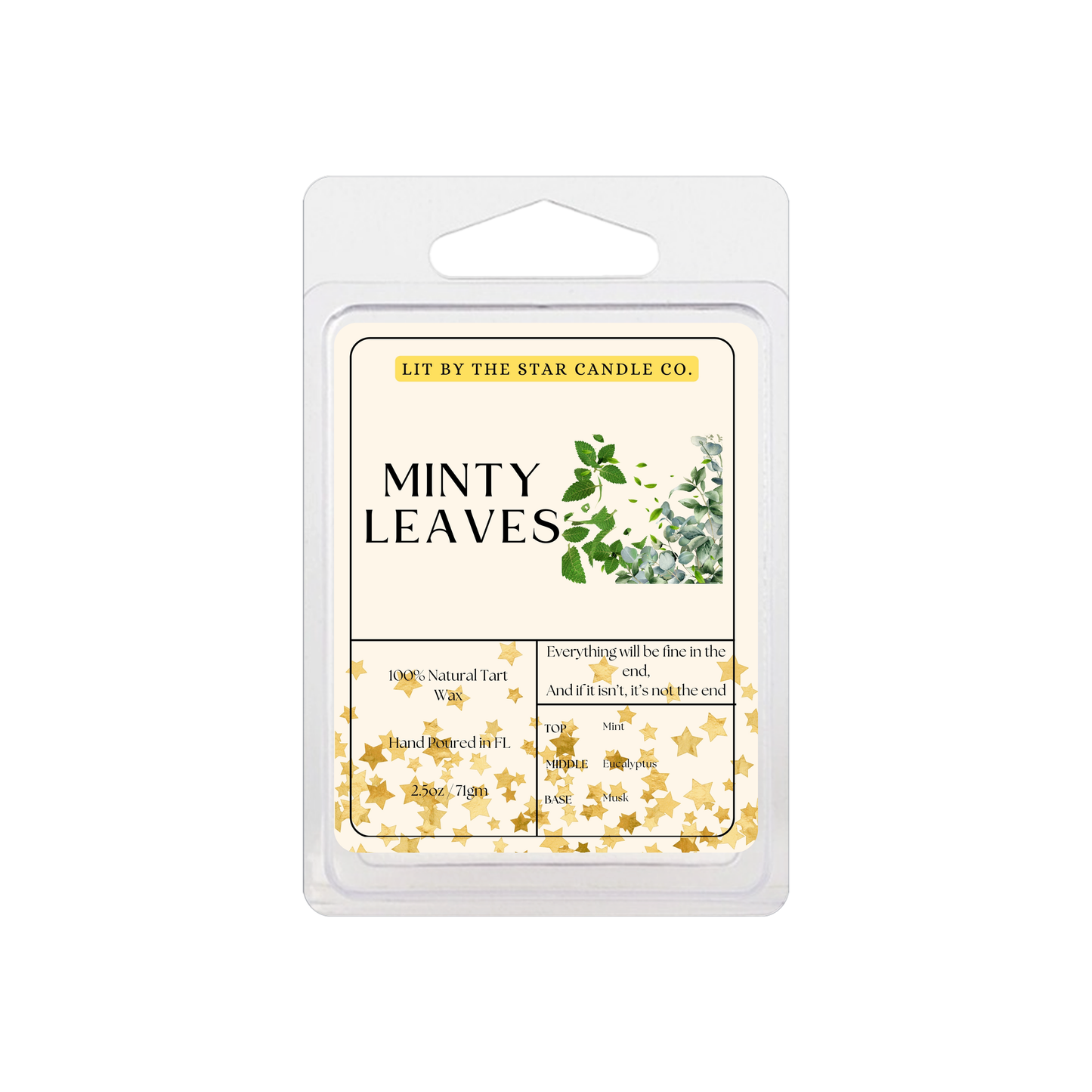 Minty Leaves 6pk Wax Melts