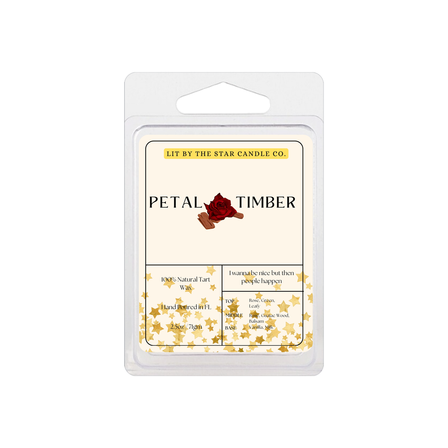 Petal Timber 6pk Wax Melts