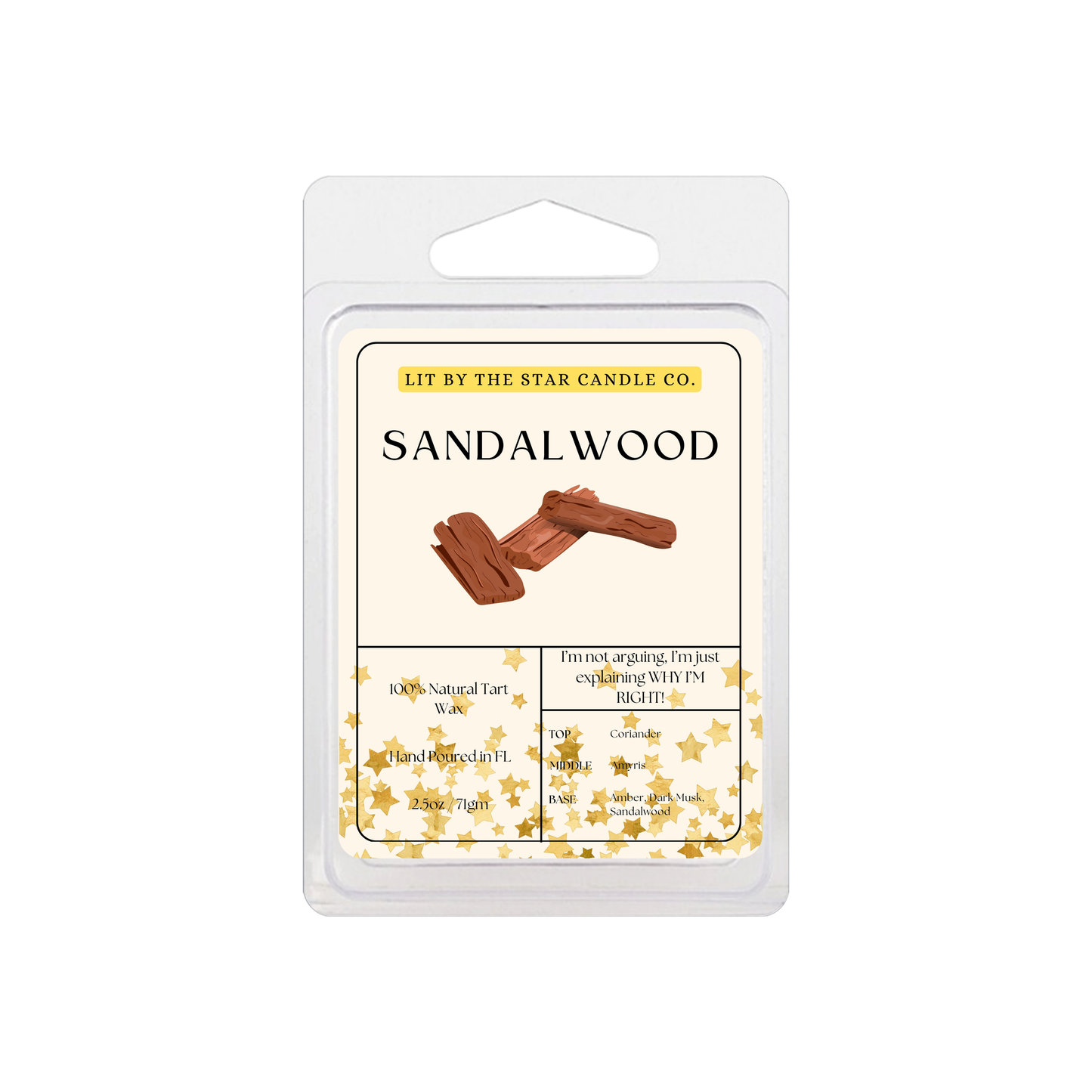 Sandalwood 6pk Wax Melts