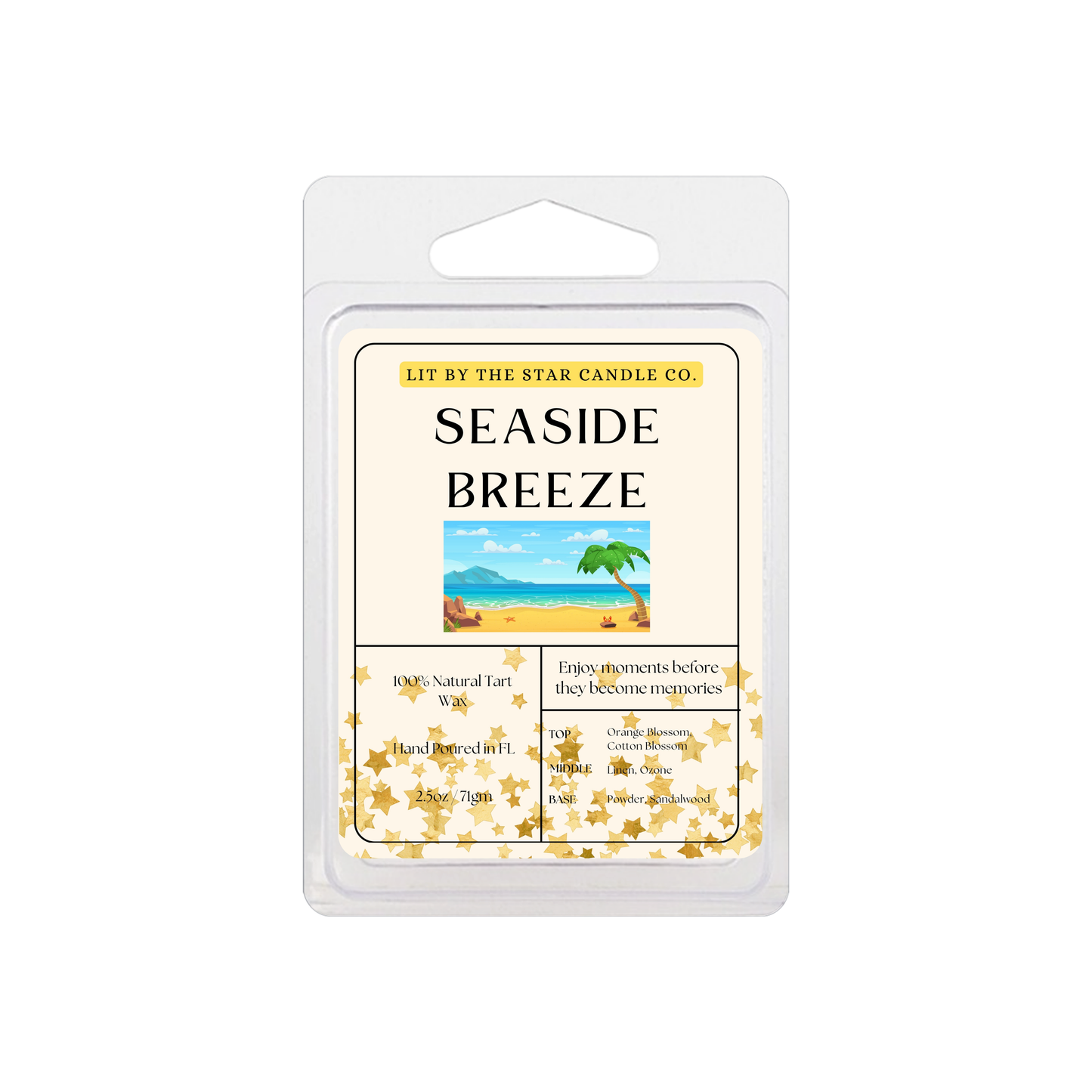 Sea Side Breeze 6pk Wax Melts