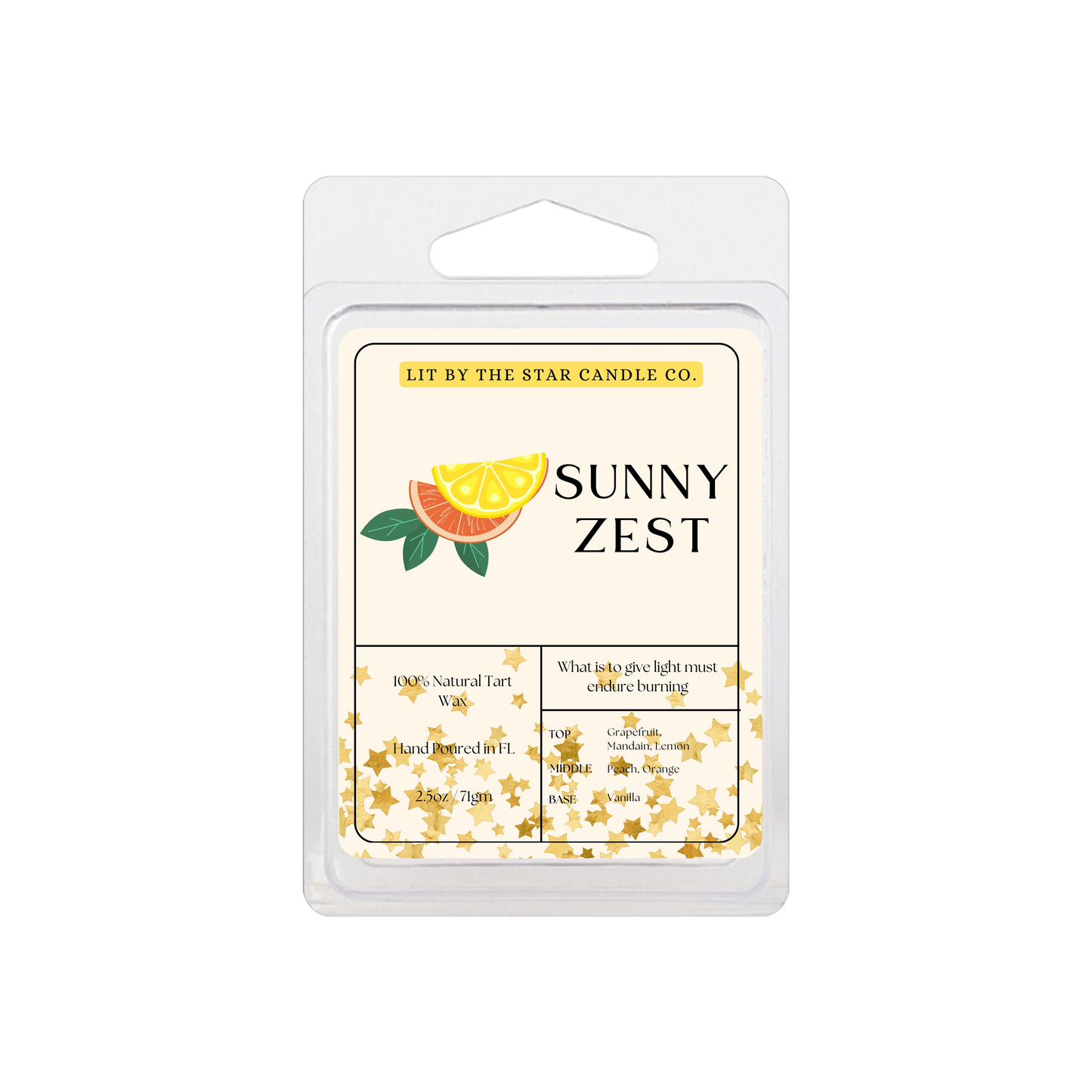 Sunny Zest 6pk Wax Melts